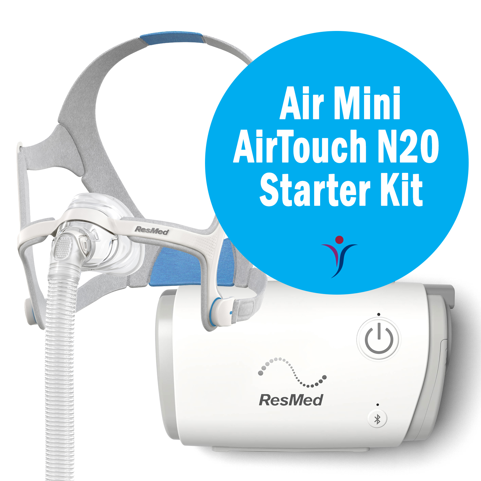 AirMini & AirTouch N20 Nasal Mask Bedside Starter Kit - MED - ResMed